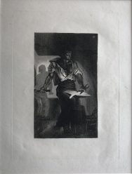 Eugène Delacroix (French, Charenton-Saint-Maurice 1798–1863 Paris)  Un Forgeron (The Blacksmith) Aquatint, and drypoint, 1833