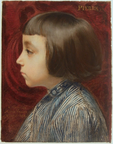 Alexis Vollon (Paris 1865 - 1945) Portrait of the Artist’s Son, Pierre Pastel