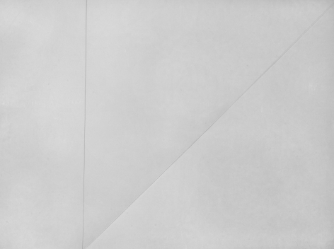 Dorothea Rockburne Untitled, 1972 Folded paper and pencil (double-sided)